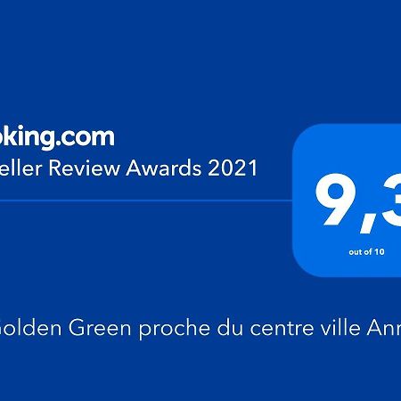 Le Golden Green A 5Min Du Centre-Ville Avec Parking Privatif Gratuit آنسي المظهر الخارجي الصورة